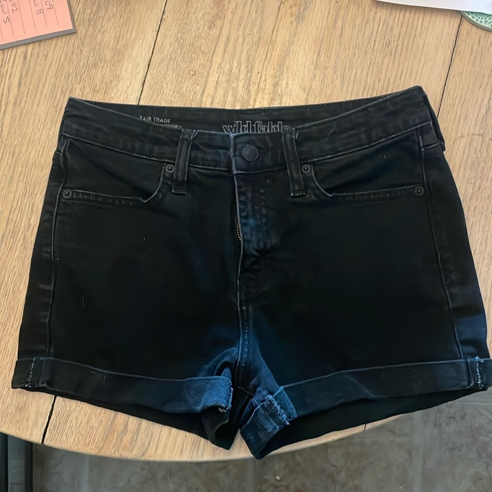 Wild Fable High Rise Shorts - Black - Size 2/26R